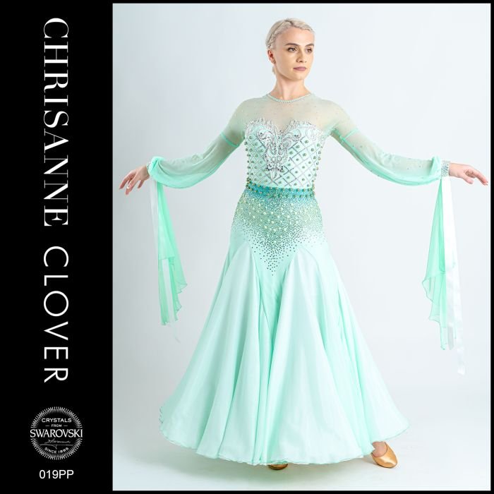 D001 - Ballroom Dance Femme Fatal Gown | Dance America