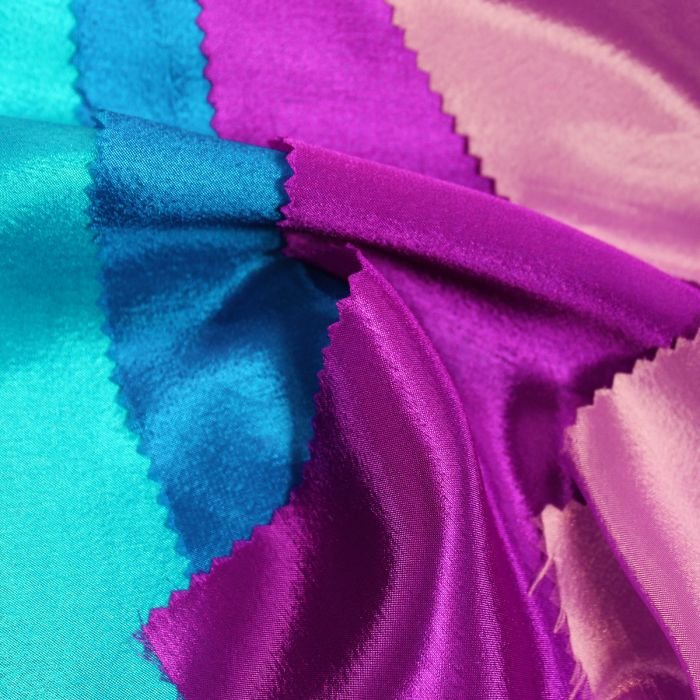 Satin chiffon fabric top