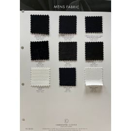 SAMPLE CARD MENS FABRICS
