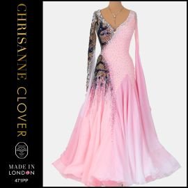 BDD471PP SUGAR PINK BALLROOM DRESS