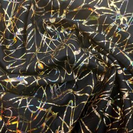 CHAOS FOIL ON LIGHT WEIGHT LYCRA