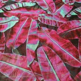 EXOTIC LEAVES GEORGETTE