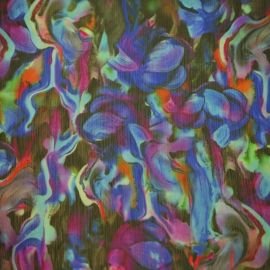ABSTRACT PRINT ON GEORGETTE