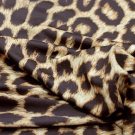 ANIMAL PRINT ON LUXURY CREPE