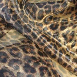 ANIMAL PRINT ON ORGANZA