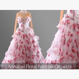 ANNABEL PRINT ON ORGANZA