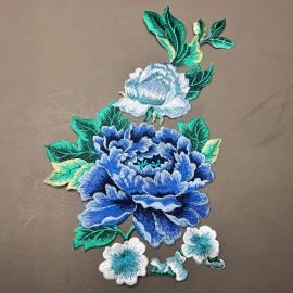 CARA EMBROIDERED FLOWER MOTIF
