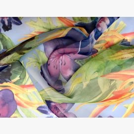 FLORAL INFUSION ON GEORGETTE
