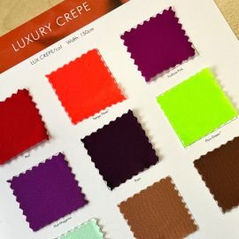 SAMPLE CARD LUXURY CREPE