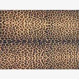 ANIMAL PRINT ON CAPPUCCINO LUXURY CREPE