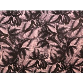 ABSTRACT FLORAL PRINT ON LYC