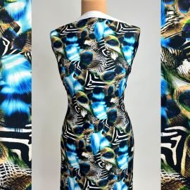 PEACOCK FOREST ANIMAL PRINT ON