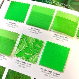 SAMPLE CARD APPLE GREEN