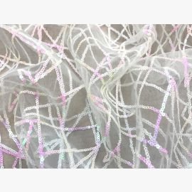 HARLEQUIN SEQUIN ON TULLE