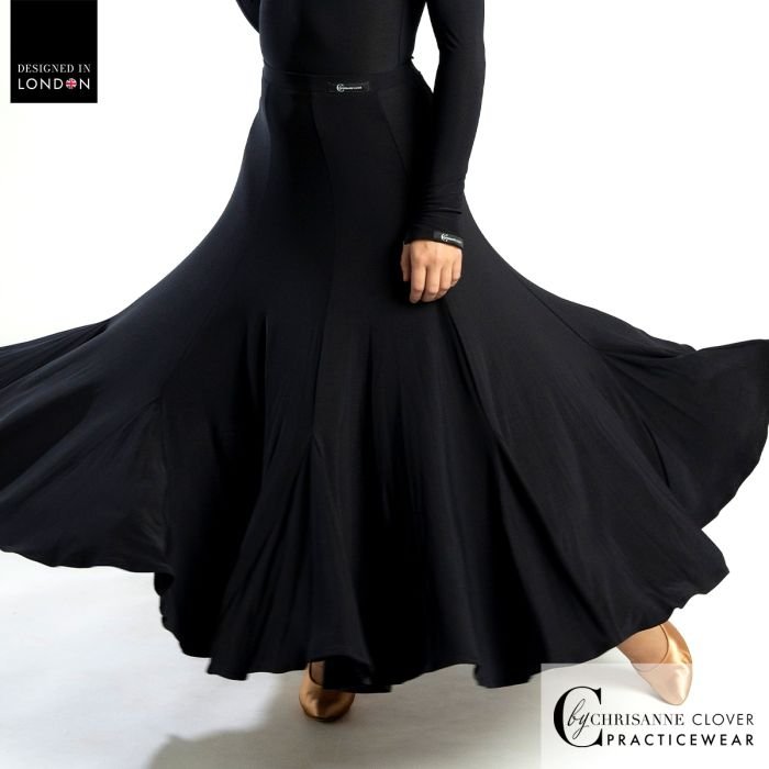 capella ballroom dance practice skirt