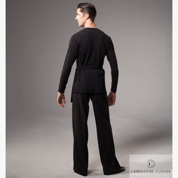 MENS BELTED LATIN TOP