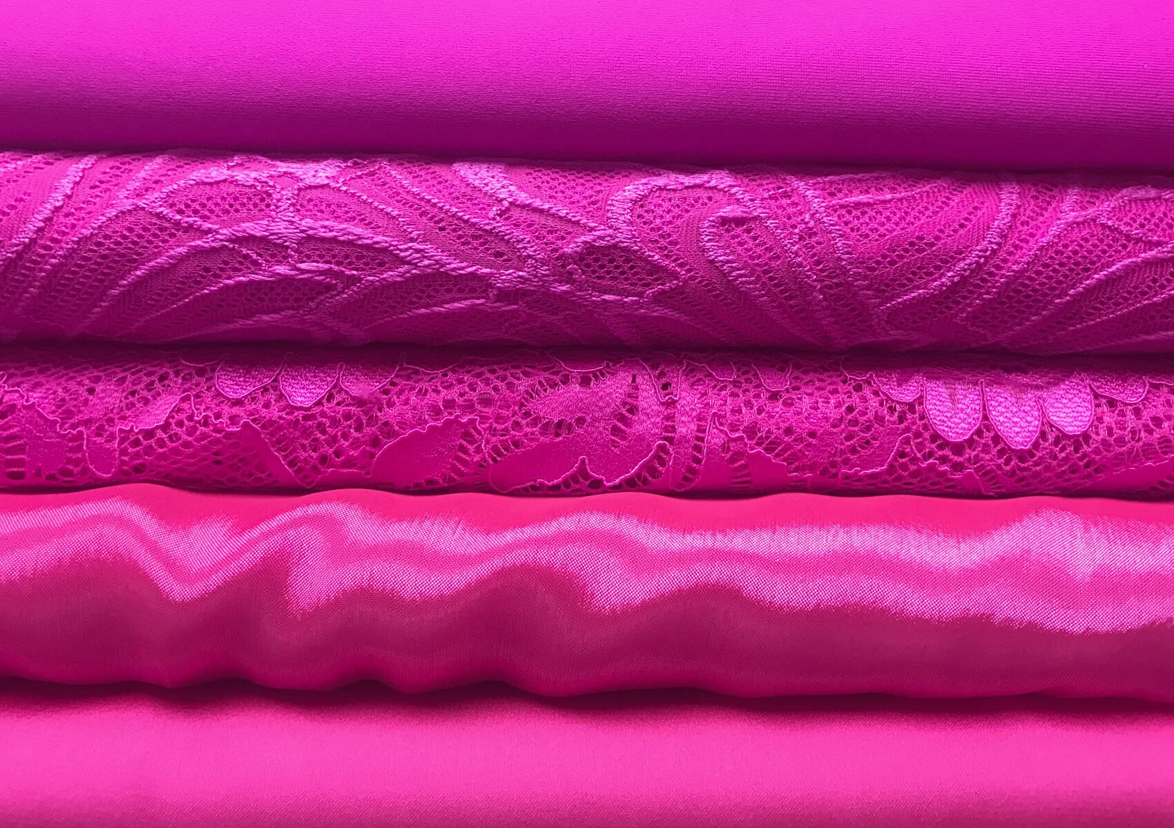 Browse electric pink colour fabric