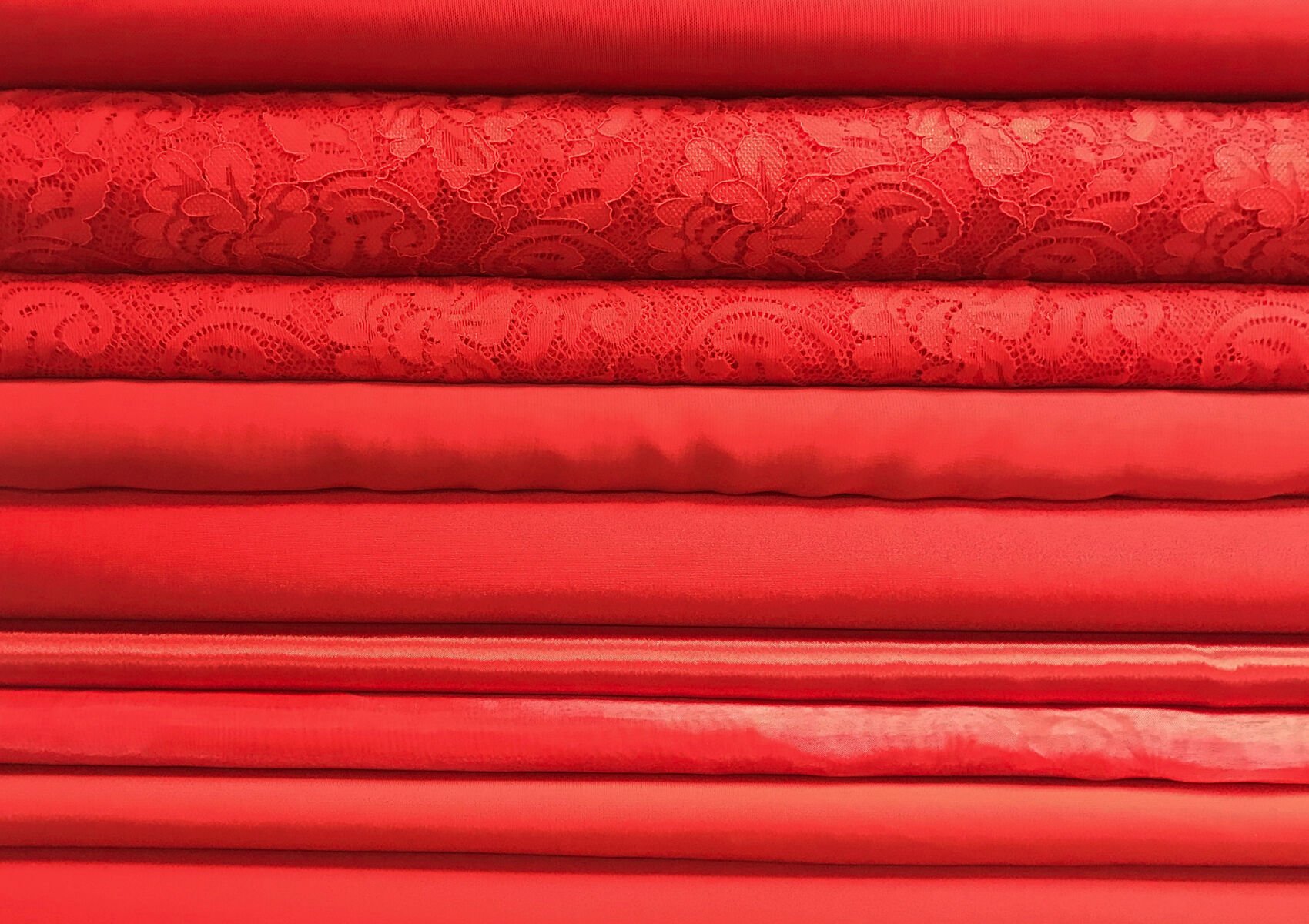 browse Red colour couture fabric