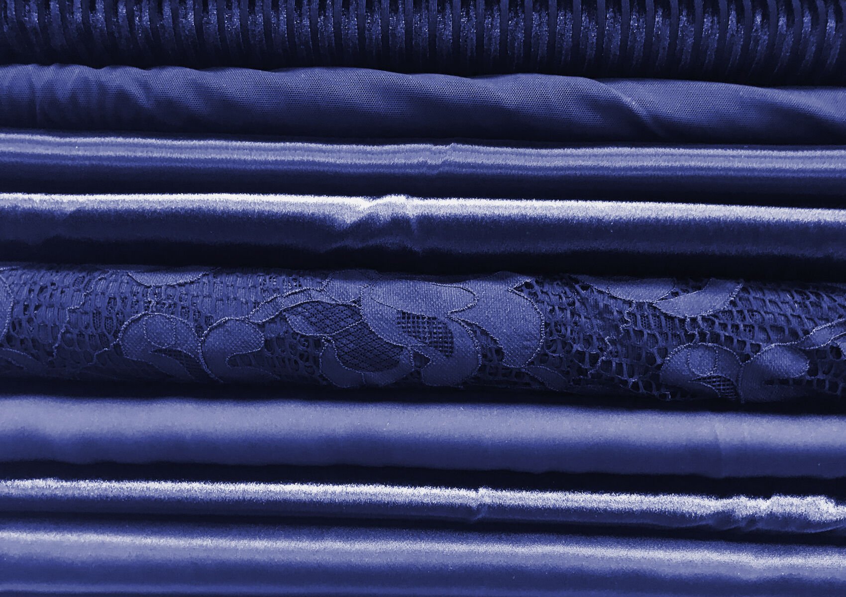midnight blue colour couture fabric range