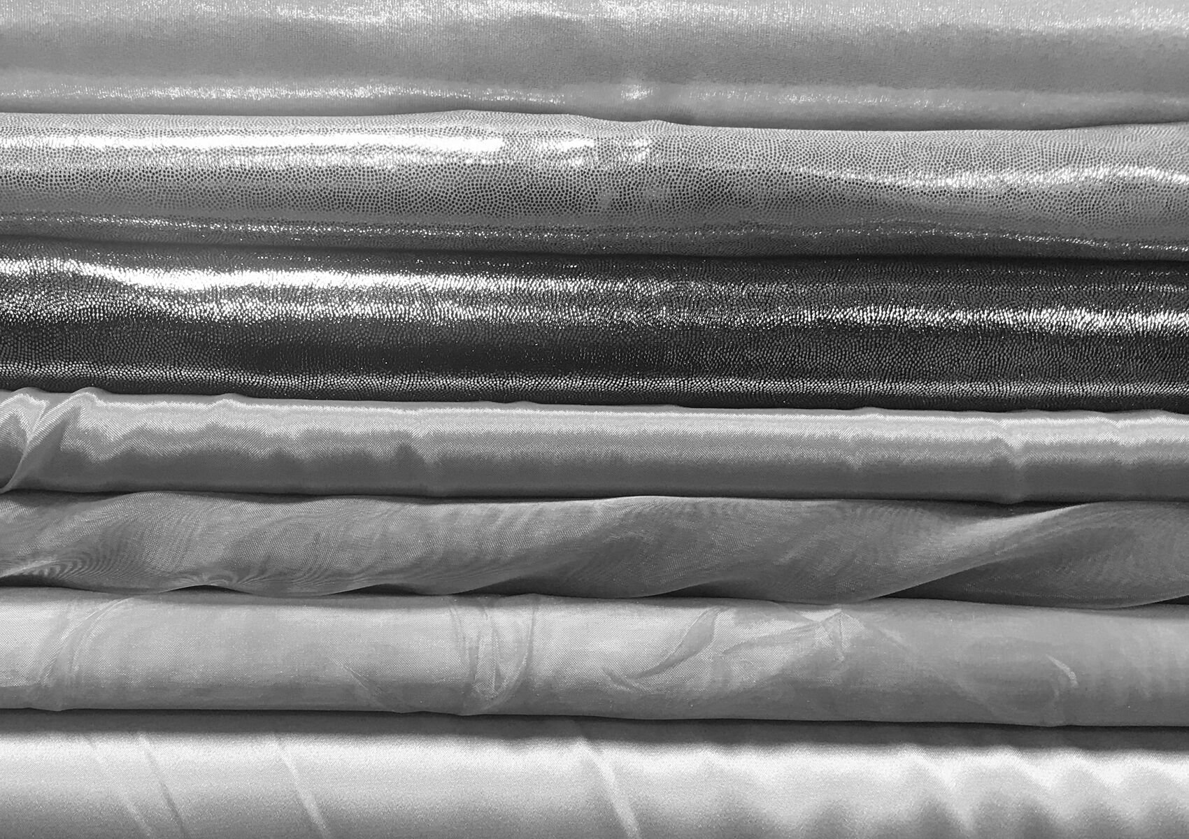 Browse silver colour fabric